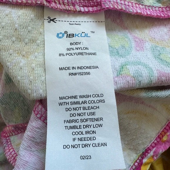 IBKUL Calista Print Short Sleeve Godet Dress - Picture 13 of 13